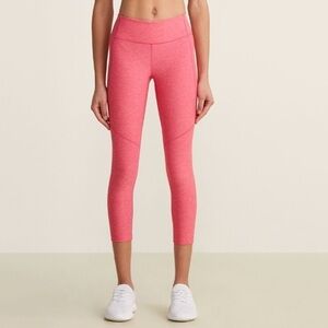 NWT Outdoor Voices 3/4 Warmup Leggings In Flamingo